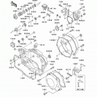 KX250 (KX250-M1) Крышки двигателя