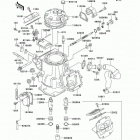 KX250 (KX250-M1) Цилиндр и головка цилиндров