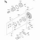 Eliminator 125 (BN125-A7F) Масляный и водяной насос. фильтр масленый