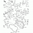 KX500 (KX500-E12) Крышки двигателя