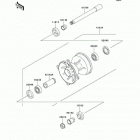 KX250 (KX250-L4) Переднее колесо