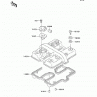 Ninja 500R (EX500-D7) Крышка головки цилиндров
