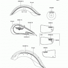 Vulcan 1500 Classic (VN1500-E5) Decals(black)(vn1500-e5)