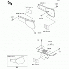 KLR250 (KL250-D17) Боковые обтекатели