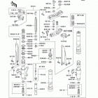KX500 (KX500-E12) Передняя вилка