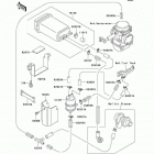 Ninja 500R (EX500-D7) Топливная система