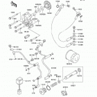 Vulcan 1500 Classic Fi (VN1500-N1) Масляный и водяной насос. фильтр масленый