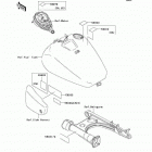 Vulcan 1500 Classic Fi (VN1500-N1) Наклейки предупреждения