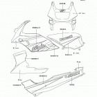 Ninja 500R (EX500-D9) Decals(silver)(ex500-d9)(cn)