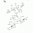 KLR250 (KL250-D17) Подножки