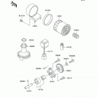 CANADA ONLY (EJ650-A2) Масляный и водяной насос. фильтр масленый