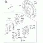 CANADA ONLY (EJ650-A2) Передний тормоз