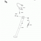KLR250 (KL250-D17) Подножка