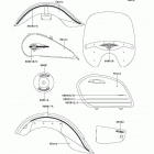 Vulcan 1500 Nomad (VN1500-G2A) Decals(ebony)