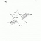 KDX220R (KDX220-A7) Подножки