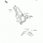KDX220R (KDX220-A7) Наклейки предупреждения
