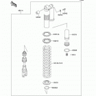 KDX220R (KDX220-A7) Амортизатор