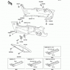 Ninja ZX-6 (ZX600-E8) Боковые обтекатели