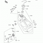 KX125 (KX125-L2) Топливный бак