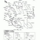 Ninja ZX-6 (ZX600-E8) Обтекатель нижний