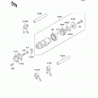 KE100 (KE100-B19) Валы и вилки переключения передач