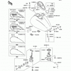 Vulcan 1500 Nomad (VN1500-G2A) Топливный бак