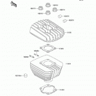 KE100 (KE100-B19) Цилиндр и головка цилиндров