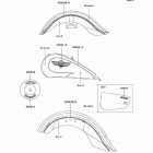 Vulcan 1500 Classic (VN1500-E4) Decals(bronze / gold)(vn1500-e4)