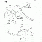KDX220R (KDX220-A7) Глушитель