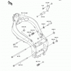 Ninja ZX-9R (ZX900-E1) Рама ,крепежные детали