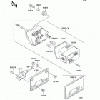 Vulcan 1500 Nomad (VN1500-G2A) Фонарь