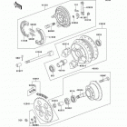 KE100 (KE100-B19) Задняя ступица колеса