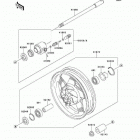 Vulcan 1500 Nomad (VN1500-G2A) Переднее колесо