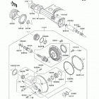 Vulcan 1500 Nomad (VN1500-G2A) Приводной вал