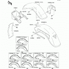 Vulcan 800 Classic (VN800-B5) Fenders(vn800-b4 / b5)