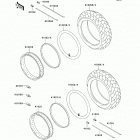 Vulcan 800 Classic (VN800-B5) Покрышки