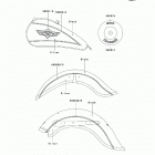 Vulcan 800 Classic (VN800-B5) Decals(black / silver)(vn800-b5)