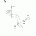 KX100 (KX100-C3) Педаль тормоза