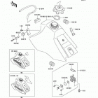 KX100 (KX100-C3) Топливный бак