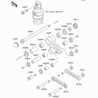 KLR650 (KL650-A14) Задняя подвеска