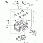 Vulcan 500 LTD (EN500-C5) Головка цилиндра
