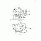 Vulcan 800 Classic (VN800-B5) Болты крепления картера