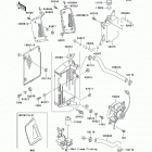 KLR650 (KL650-A14) Радиатор