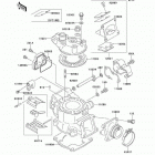 KX100 (KX100-C3) Цилиндр и головка цилиндров