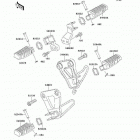 KLR650 (KL650-A14) Подножки