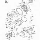 Vulcan 500 LTD (EN500-C5) Крышки двигателя