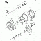 KX250 (KX250-L2) Сцепление