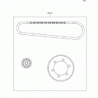 Vulcan 500 LTD (EN500-C5) Цепь комплект