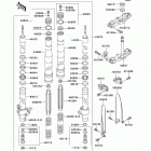 KX100 (KX100-C3) Передняя вилка