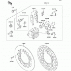 KX80 (KX80-W3) Передний тормоз